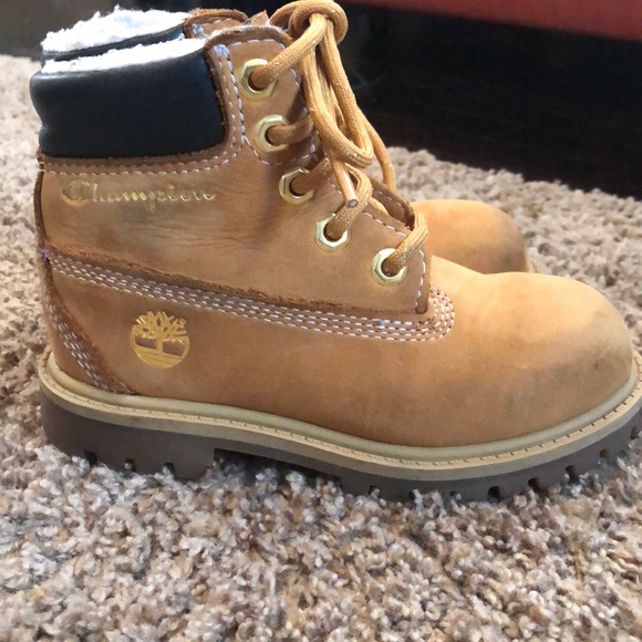 kids champion timberland boots
